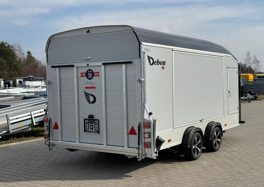 DEBON Debon C1000 - kryta laweta | 490 x 202 cm / 3500kg / felgi ALU / wciągarka elektryczna - شاحنة نقل سيارات مقطورة: صور 5 DEBON Debon C1000 - kryta laweta | 490 x 202 cm / 3500kg / felgi ALU / wciągarka elektryczna - شاحنة نقل سيارات مقطورة: صور 5