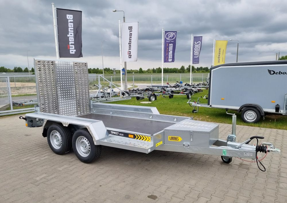 LORRIES TPM27 | 303x160 cm 2,7T koparka, bobcat - مقطورة لنقل المعدات: صور 1 LORRIES TPM27 | 303x160 cm 2,7T koparka, bobcat - مقطورة لنقل المعدات: صور 1