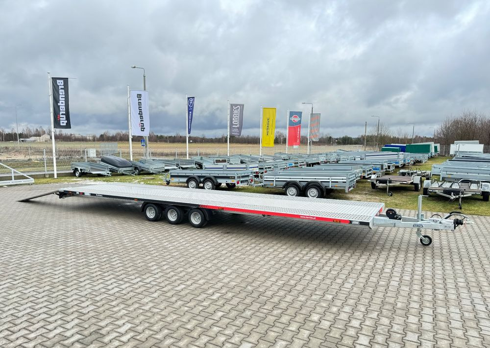 Lorries PL35-8521 laweta na dwa auta 3500kg wypełnienie podłogi ALU 3 osie - شاحنة نقل سيارات مقطورة: صور 1 Lorries PL35-8521 laweta na dwa auta 3500kg wypełnienie podłogi ALU 3 osie - شاحنة نقل سيارات مقطورة: صور 1