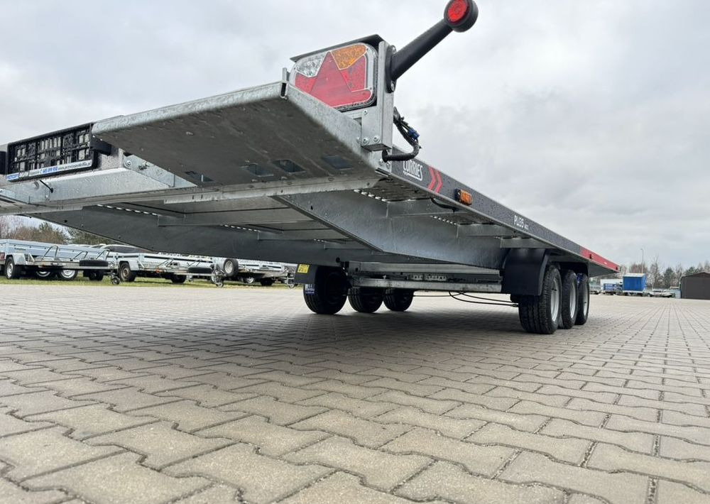 شاحنة نقل سيارات مقطورة جديد Lorries PLI35-6021 - laweta trzyosiowa uchylna lampy LED pompa hydrauliczna wypełnienie podłogi ALU: صور 9