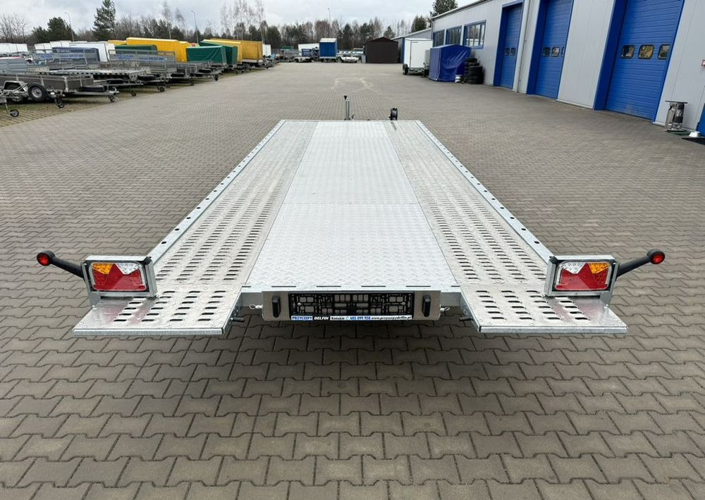 شاحنة نقل سيارات مقطورة جديد Lorries PLI35-6021 - laweta trzyosiowa uchylna lampy LED pompa hydrauliczna wypełnienie podłogi ALU: صور 7