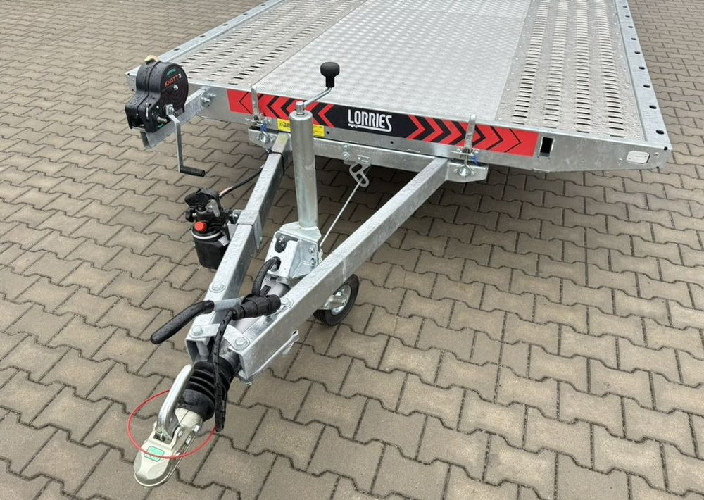شاحنة نقل سيارات مقطورة جديد Lorries PLI35-6021 - laweta trzyosiowa uchylna lampy LED pompa hydrauliczna wypełnienie podłogi ALU: صور 11