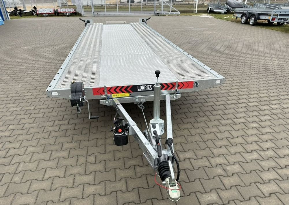 شاحنة نقل سيارات مقطورة جديد Lorries PLI35-6021 - laweta trzyosiowa uchylna lampy LED pompa hydrauliczna wypełnienie podłogi ALU: صور 14