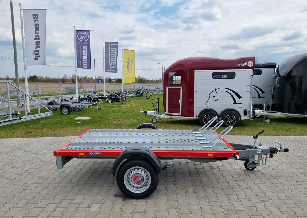 STEMA Stema STM 02 10-25-15.1 red | 251x153 cm 3 motocykle | DMC 1000kg - مقطورة دراجة نارية: صور 3 STEMA Stema STM 02 10-25-15.1 red | 251x153 cm 3 motocykle | DMC 1000kg - مقطورة دراجة نارية: صور 3