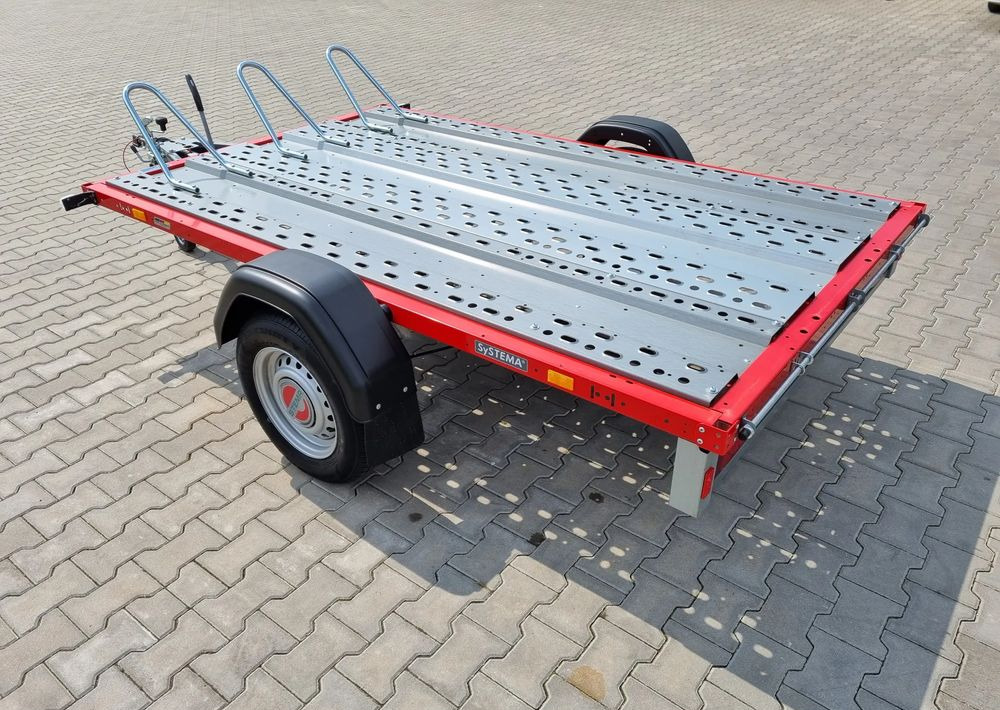 مقطورة دراجة نارية جديد Stema STM 02 10-25-15.1 red | 251x153 cm 3 motocykle | DMC 1000kg: صور 7