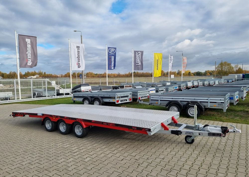 TA-NO TA-NO Scorpio 55 PREMIUM laweta 3 osiowa 5.5m 3500kg DMC najazdy niski załadunek - شاحنة نقل سيارات مقطورة: صور 1 TA-NO TA-NO Scorpio 55 PREMIUM laweta 3 osiowa 5.5m 3500kg DMC najazdy niski załadunek - شاحنة نقل سيارات مقطورة: صور 1