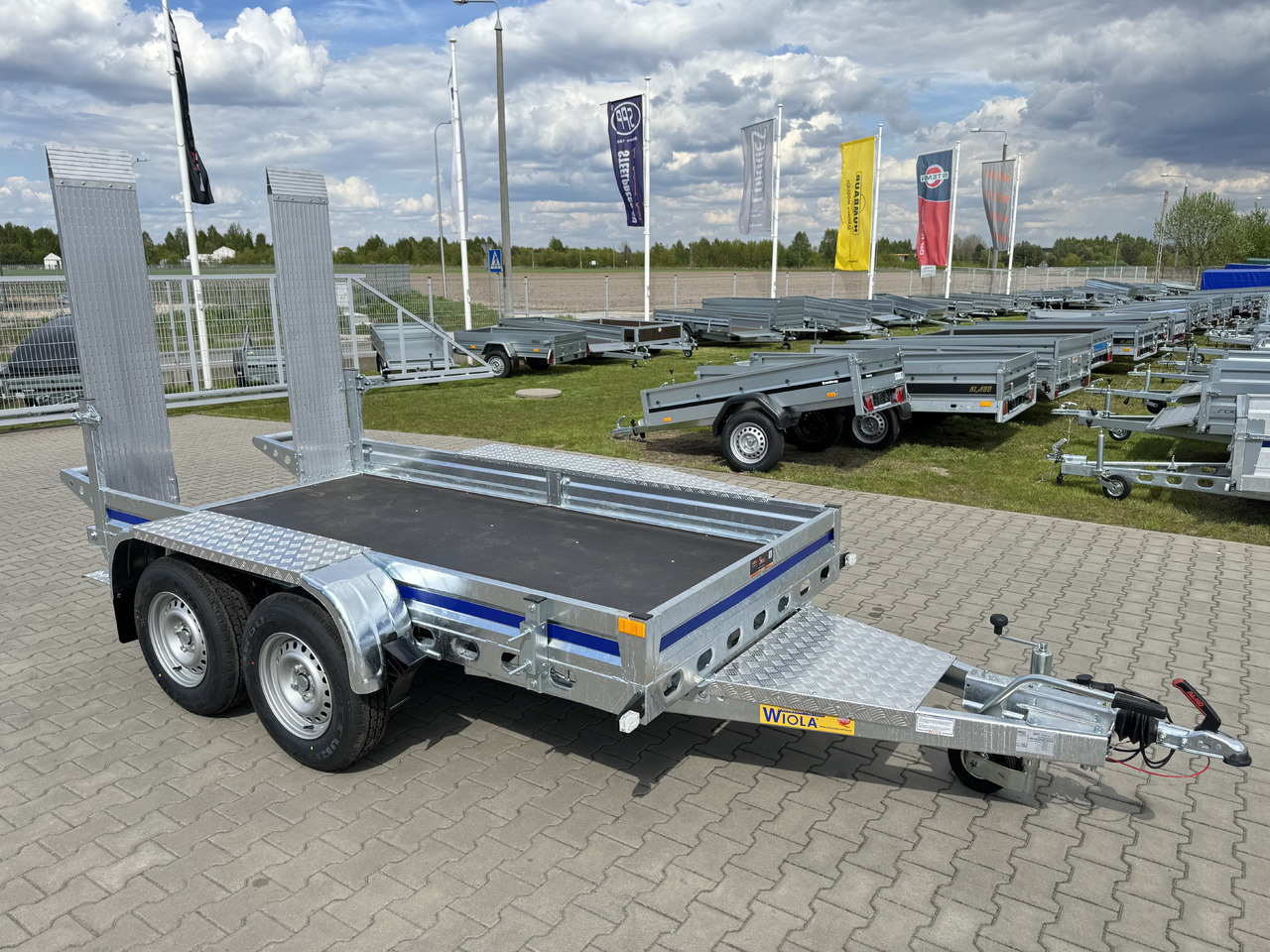 Wiola B2730 GVW 2700 kg machine transporter mini excavator 292x142 cm - مقطورة لنقل المعدات: صور 5 Wiola B2730 GVW 2700 kg machine transporter mini excavator 292x142 cm - مقطورة لنقل المعدات: صور 5