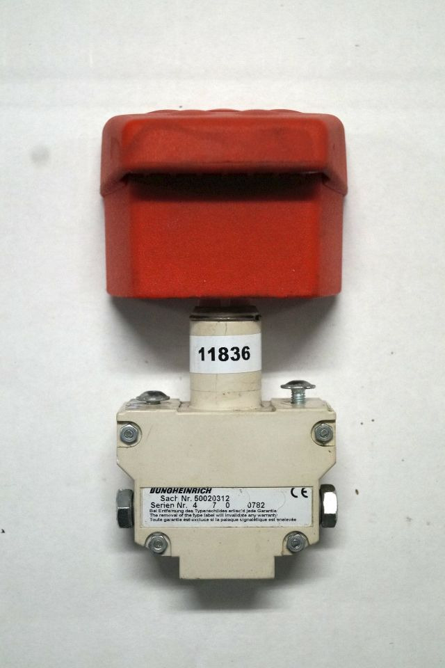 Jungheinrich 50020312 | Emergency disconnect switch  - النظام الكهربائي - معدات المناولة: صور 1 Jungheinrich 50020312 | Emergency disconnect switch  - النظام الكهربائي - معدات المناولة: صور 1