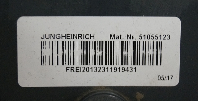 Jungheinrich 51055123 | back cover accelarator EJE EJD EJC sn FREI 2013231191943 - هيكل السيارة الخارجية - معدات المناولة: صور 3 Jungheinrich 51055123 | back cover accelarator EJE EJD EJC sn FREI 2013231191943 - هيكل السيارة الخارجية - معدات المناولة: صور 3