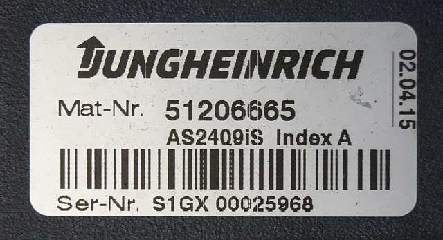 Jungheinrich 51206665 | Rij/hef regeling Drive/lift controller AS2409 i S Index - كتلة التحكم - معدات المناولة: صور 2 Jungheinrich 51206665 | Rij/hef regeling Drive/lift controller AS2409 i S Index - كتلة التحكم - معدات المناولة: صور 2