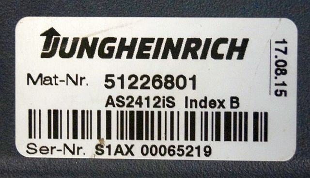 Jungheinrich 51226801 | Rij/stuur regeling drive/steering controller AS2412 i S - كتلة التحكم - معدات المناولة: صور 2 Jungheinrich 51226801 | Rij/stuur regeling drive/steering controller AS2412 i S - كتلة التحكم - معدات المناولة: صور 2