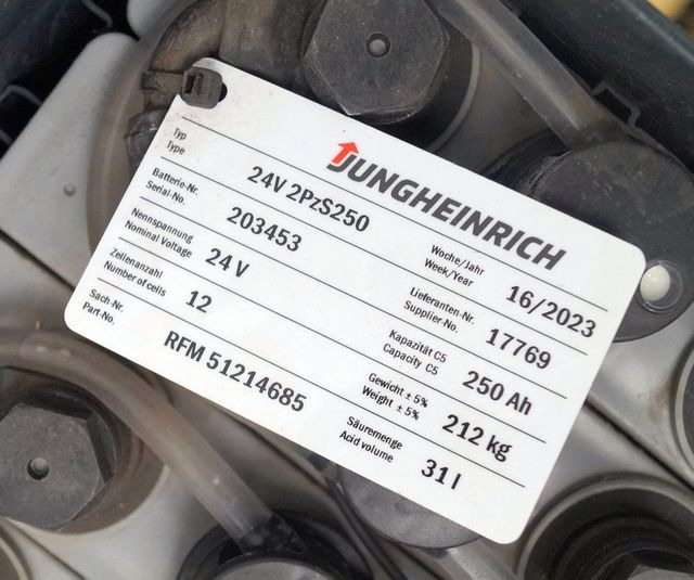 Jungheinrich unknown | Battery 24 2PZS250 year 2022 weight 212 kg sn. 203453 out  - البطارية - معدات المناولة: صور 4 Jungheinrich unknown | Battery 24 2PZS250 year 2022 weight 212 kg sn. 203453 out  - البطارية - معدات المناولة: صور 4