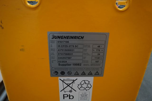 Jungheinrich unknown | Battery 48V775Ah 05-EPZS775SC Year 2024 weight 1135 kg sn  - البطارية - معدات المناولة: صور 4 Jungheinrich unknown | Battery 48V775Ah 05-EPZS775SC Year 2024 weight 1135 kg sn  - البطارية - معدات المناولة: صور 4