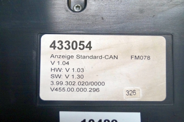 Still 433054 | Display 3.99 302 020/0000 v 455 00 000 296 v1,04 hw v1,03 sw v1,3 Display 3.99 302 020/0000 v 455 00 000 296 v1,04 hw v1,03 sw v1,30 for FMX17 year 2007 - لوحة القيادة - معدات المناولة: صور 2 Still 433054 | Display 3.99 302 020/0000 v 455 00 000 296 v1,04 hw v1,03 sw v1,3 Display 3.99 302 020/0000 v 455 00 000 296 v1,04 hw v1,03 sw v1,30 for FMX17 year 2007 - لوحة القيادة - معدات المناولة: صور 2