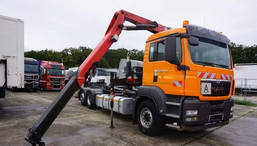 MAN TGS 26.400 – HAKOWIEC Hyva 20.60S z HDS HMF 1444-22 - EURO 5 - شاحنة ذات الخطاف, شاحنة كرين: صور 1 MAN TGS 26.400 – HAKOWIEC Hyva 20.60S z HDS HMF 1444-22 - EURO 5 - شاحنة ذات الخطاف, شاحنة كرين: صور 1