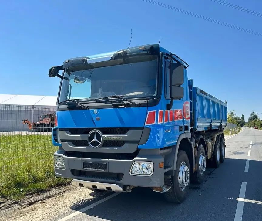 Mercedes-Benz ACTROS MP3 4148 MEILLER – wywrotka 2-stronna Bordmatic/ Retarder / Euro 5 - قلابات: صور 1 Mercedes-Benz ACTROS MP3 4148 MEILLER – wywrotka 2-stronna Bordmatic/ Retarder / Euro 5 - قلابات: صور 1