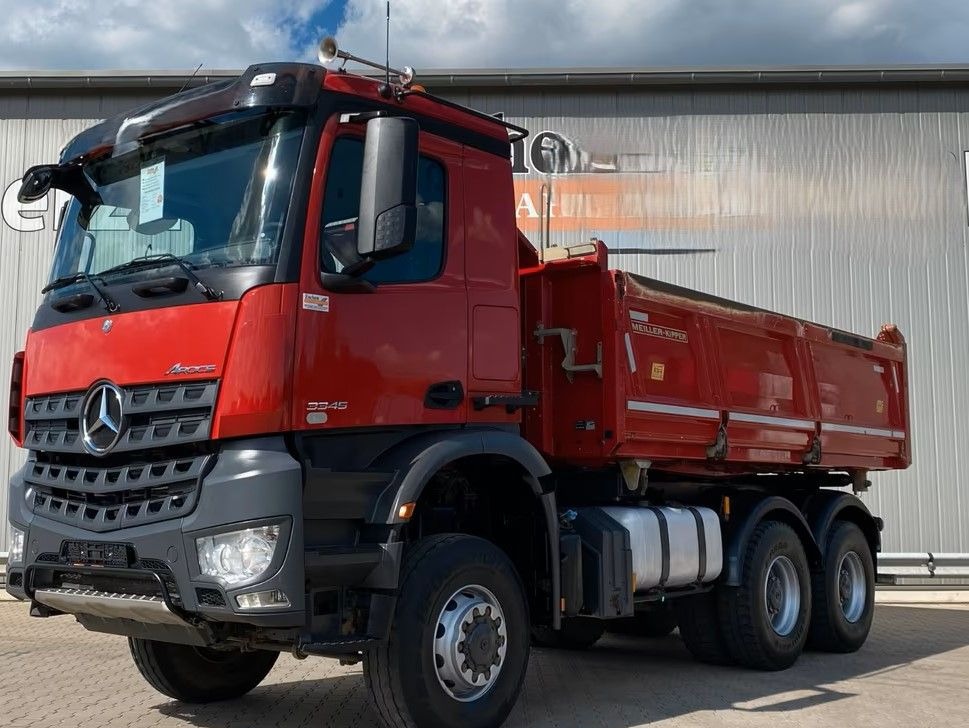 Mercedes-Benz Arocs 3345 | 6x6 Allrad | Wywrotka MEILLER Bordmatik | Euro 6 | - قلابات: صور 2 Mercedes-Benz Arocs 3345 | 6x6 Allrad | Wywrotka MEILLER Bordmatik | Euro 6 | - قلابات: صور 2