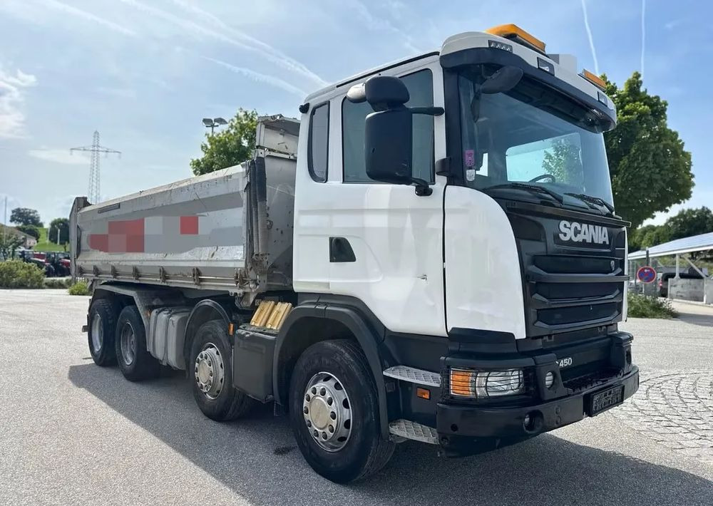 Scania G450 8x4 / Trójstronna Wywrotka / 1. właściciel / 2016 / Półautomat/Bordmatik - قلابات: صور 1 Scania G450 8x4 / Trójstronna Wywrotka / 1. właściciel / 2016 / Półautomat/Bordmatik - قلابات: صور 1