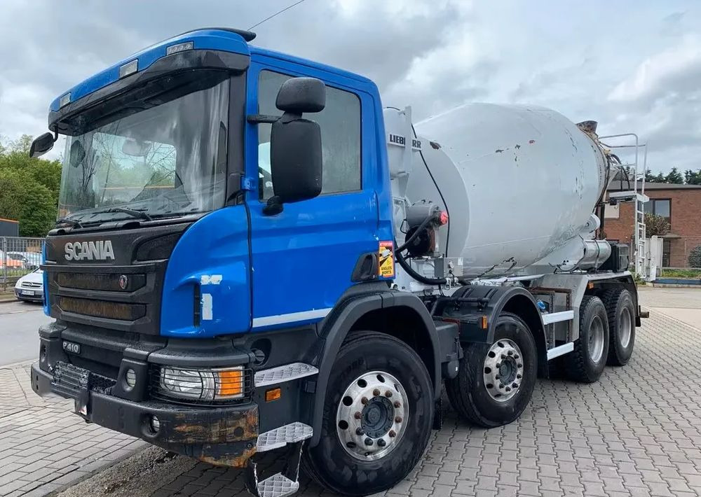 Scania P410 8x4 – Betoniarka Liebherr 9 m³/ Euro 5 / Retarder - شاحنة خلاطة خرسانة: صور 1 Scania P410 8x4 – Betoniarka Liebherr 9 m³/ Euro 5 / Retarder - شاحنة خلاطة خرسانة: صور 1