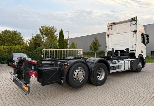 الشاسيه شاحنة Scania R450 BDF • 6x2 • Euro 6d • Skrętna tylna oś • Retarder • Pod zabudowę •: صور 9