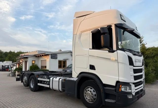 Scania R450 BDF • 6x2 • Euro 6d • Skrętna tylna oś • Retarder • Pod zabudowę • - الشاسيه شاحنة: صور 3 Scania R450 BDF • 6x2 • Euro 6d • Skrętna tylna oś • Retarder • Pod zabudowę • - الشاسيه شاحنة: صور 3
