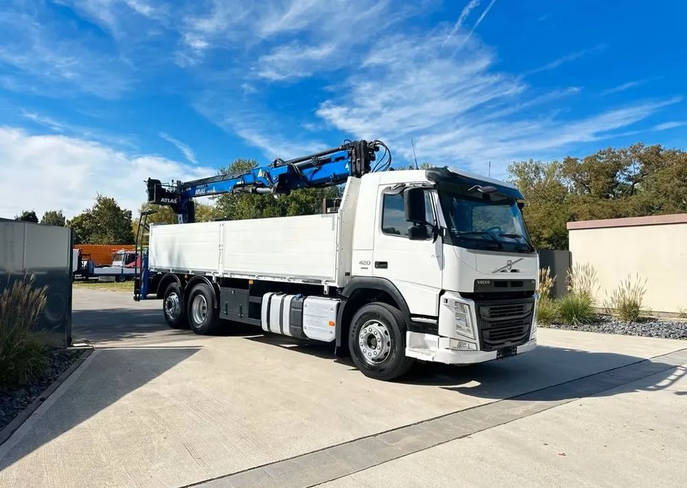 Volvo FM420 6x2 | HDS Atlas AK 186-3 z przestrzenią ładunkową | Euro6 |238 000 km - شاحنات مسطحة, شاحنة كرين: صور 1 Volvo FM420 6x2 | HDS Atlas AK 186-3 z przestrzenią ładunkową | Euro6 |238 000 km - شاحنات مسطحة, شاحنة كرين: صور 1