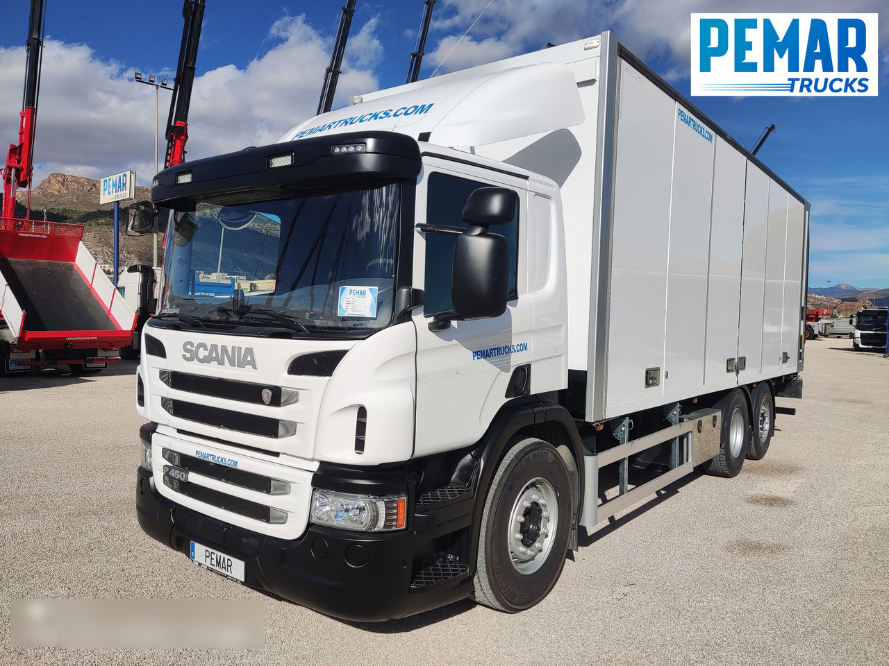 SCANIA P 450 6X2 CAJA CERRADA - بصندوق مغلق شاحنة: صور 1 SCANIA P 450 6X2 CAJA CERRADA - بصندوق مغلق شاحنة: صور 1