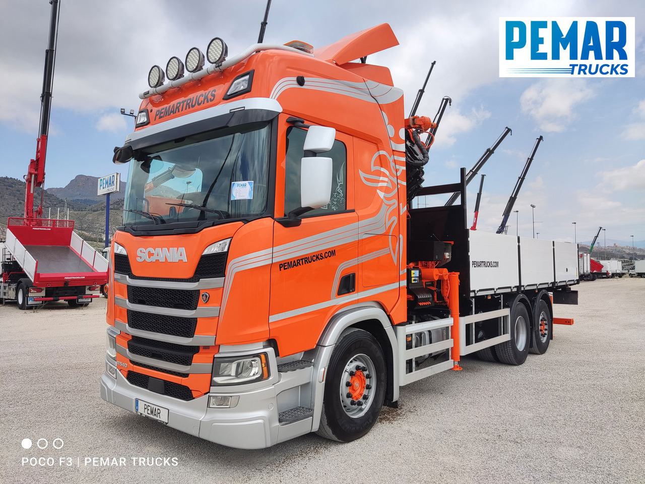SCANIA R 540 6X2 GRUA CAJA FIJA - شاحنات مسطحة, شاحنة كرين: صور 2 SCANIA R 540 6X2 GRUA CAJA FIJA - شاحنات مسطحة, شاحنة كرين: صور 2