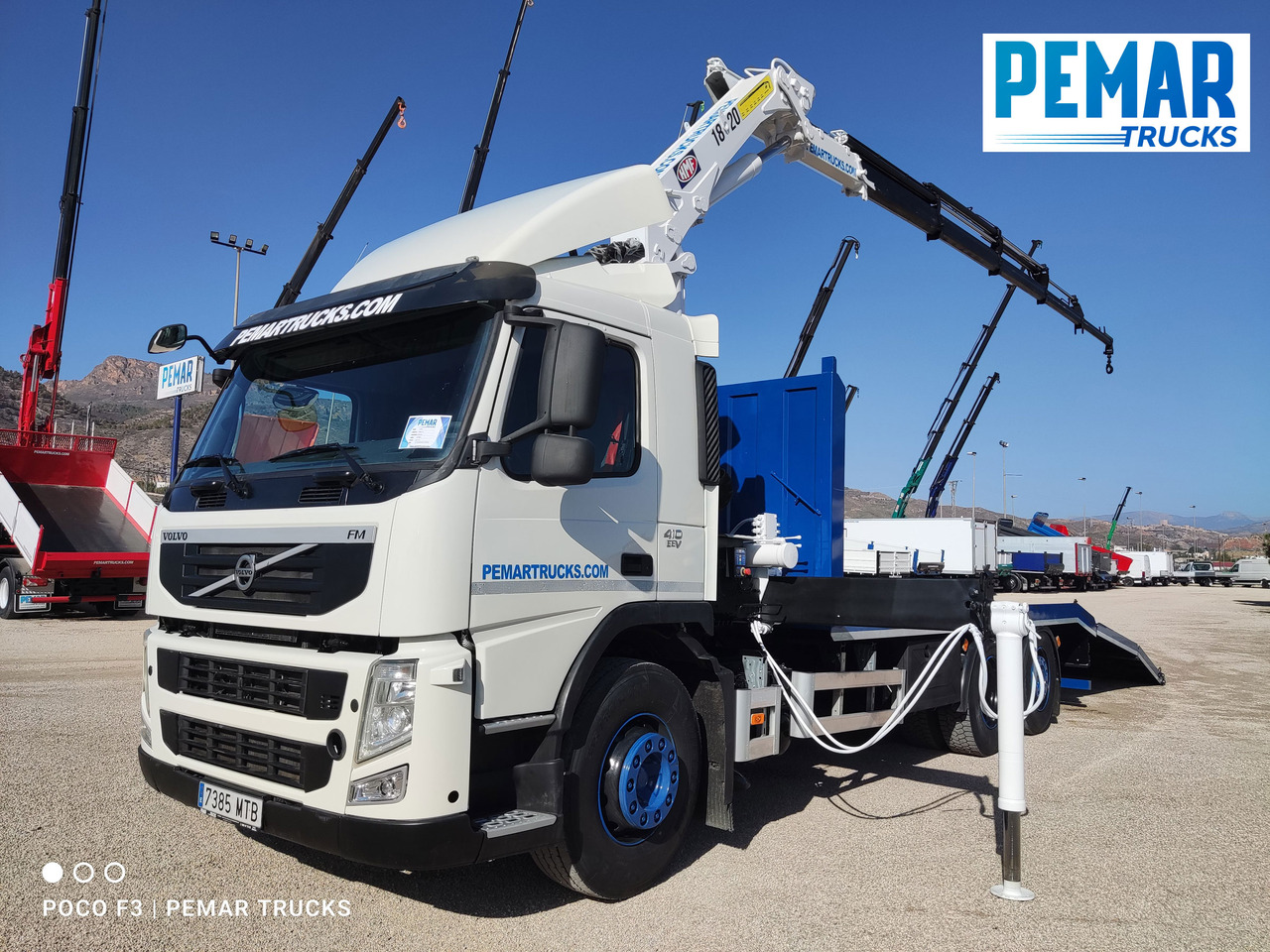 VOLVO FM 410 6X2 GRUA PORTAMAQUINARIA - شاحنة نقل سيارات شاحنة, شاحنة كرين: صور 1 VOLVO FM 410 6X2 GRUA PORTAMAQUINARIA - شاحنة نقل سيارات شاحنة, شاحنة كرين: صور 1