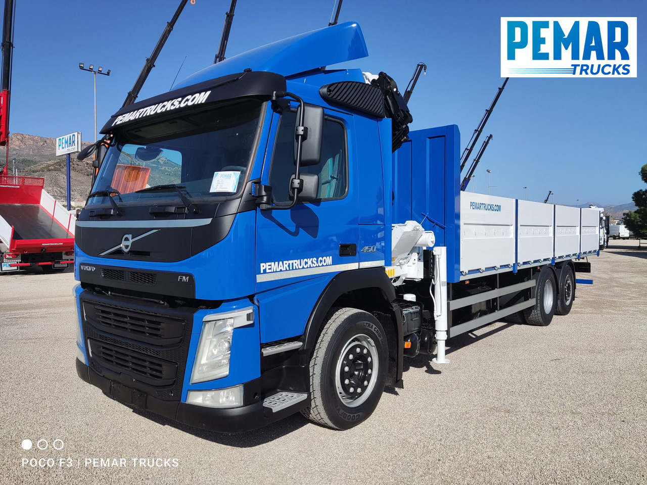 VOLVO FM 450 6X2 GRUA CAJA FIJA EURO 6 - شاحنات مسطحة, شاحنة كرين: صور 2 VOLVO FM 450 6X2 GRUA CAJA FIJA EURO 6 - شاحنات مسطحة, شاحنة كرين: صور 2