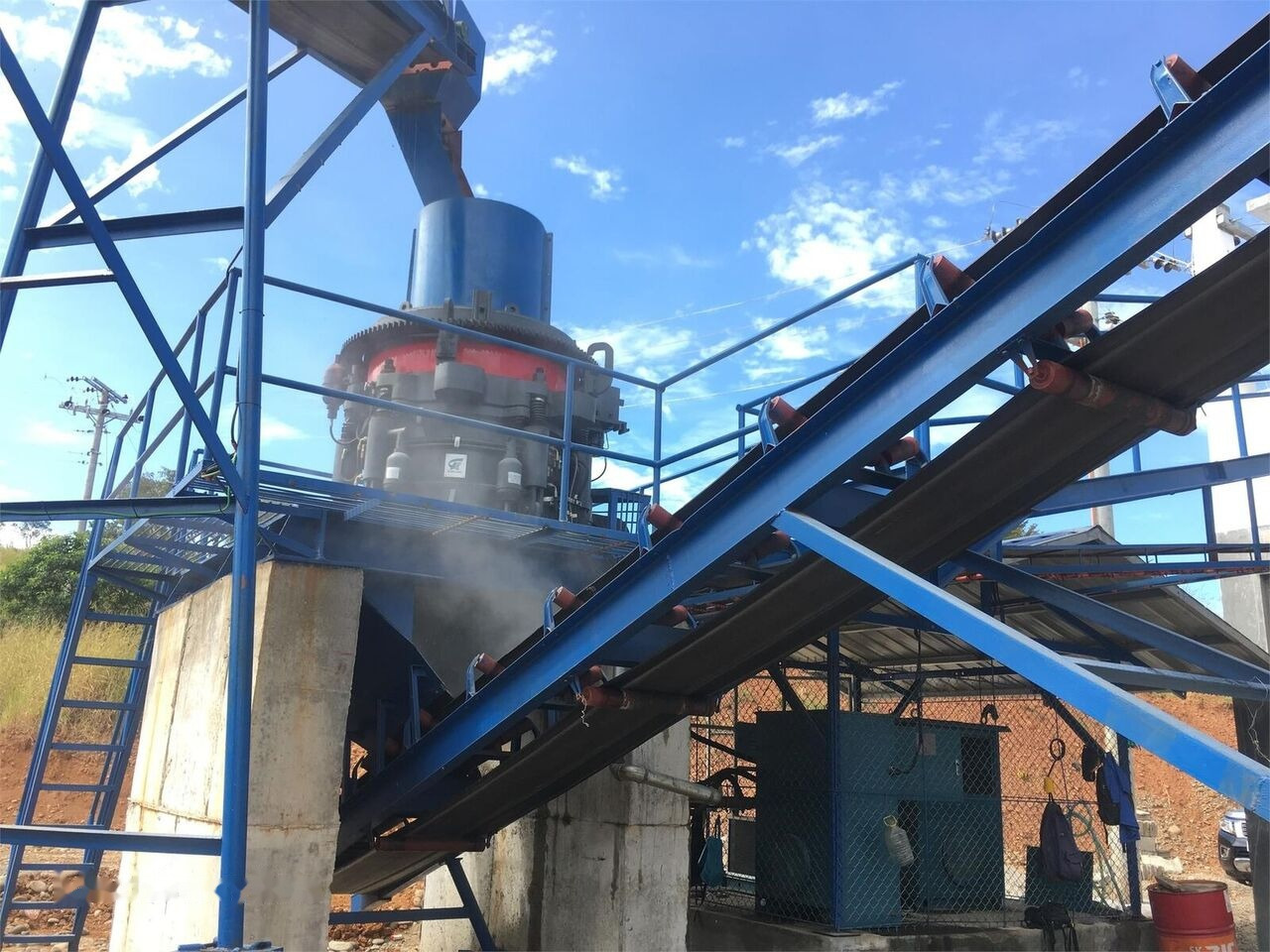 Kinglink HPY200 Hydraulic Cone Crusher for hard stone - كسارة مخرو: صور 1 Kinglink HPY200 Hydraulic Cone Crusher for hard stone - كسارة مخرو: صور 1