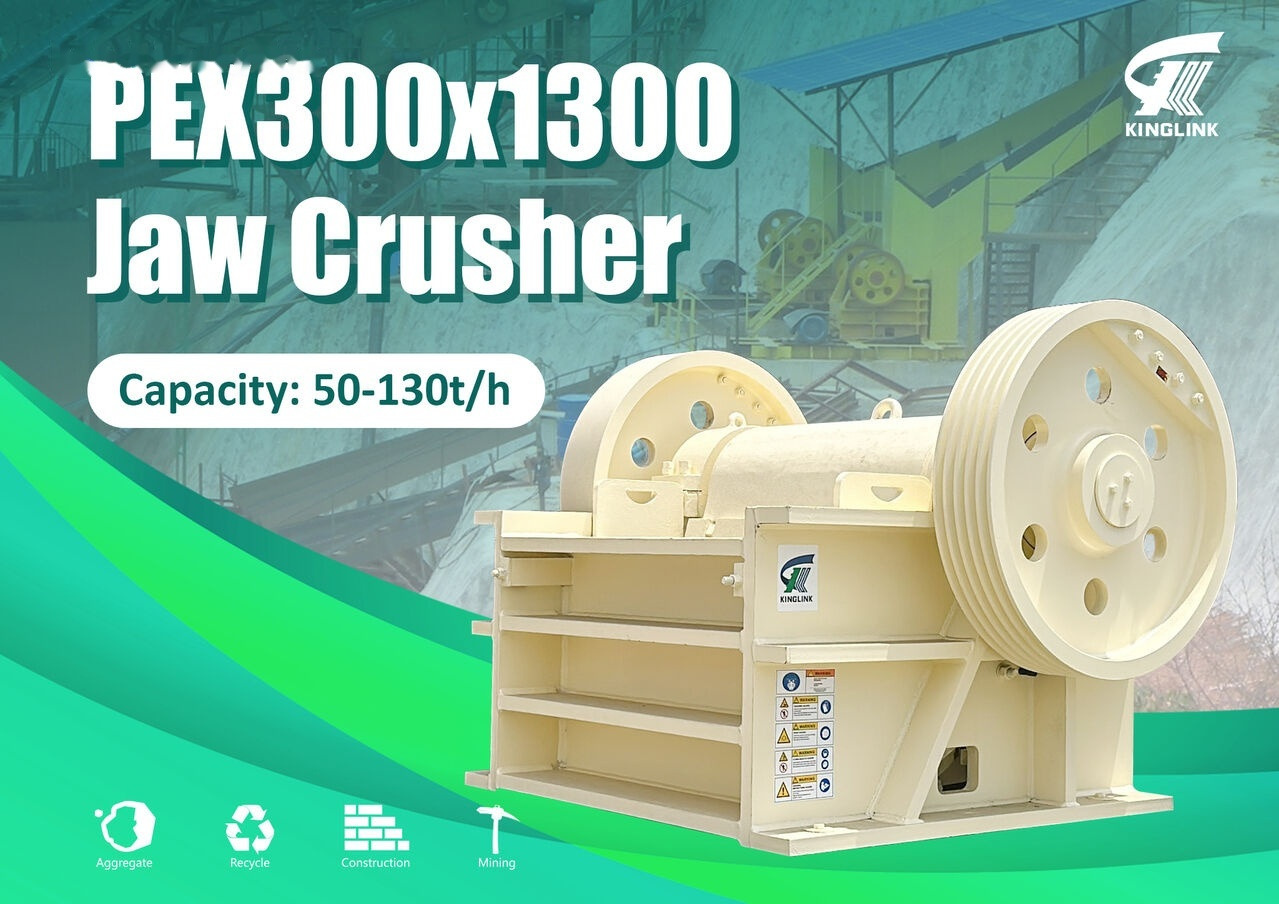 Kinglink PEX1251 | PEX300x1300 Secondary Stone Jaw Crusher - كسارة فكية: صور 1 Kinglink PEX1251 | PEX300x1300 Secondary Stone Jaw Crusher - كسارة فكية: صور 1