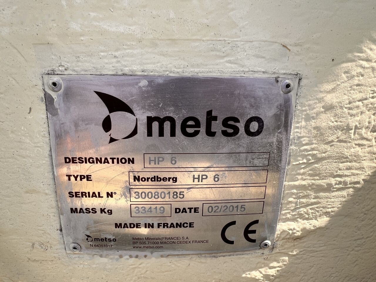 Metso Nordberg HP6 Cone Crusher | Hard Stone - كسارة مخرو: صور 3 Metso Nordberg HP6 Cone Crusher | Hard Stone - كسارة مخرو: صور 3