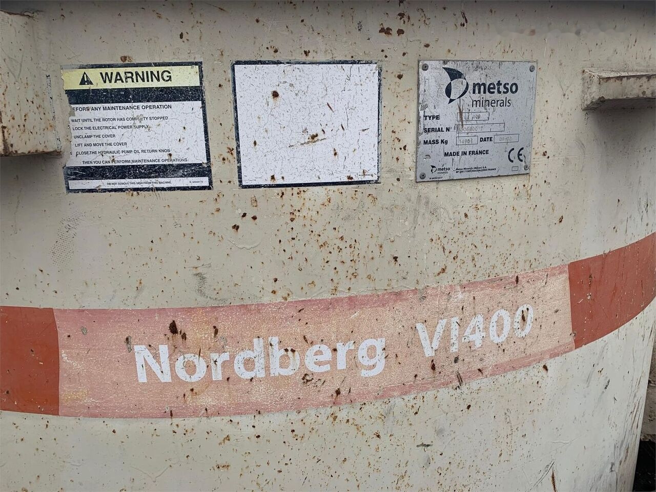 Nordberg VI400 - كسارة مخرو: صور 2 Nordberg VI400 - كسارة مخرو: صور 2