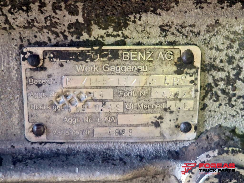 علبة التروس - شاحنة MERCEDES-BENZ G 155 - 16/11.9 EPS: صور 9