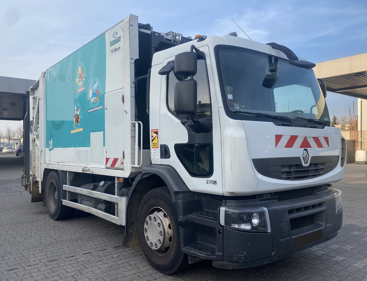 Renault Premium 270.19 DXi Müllwagen Garbage Truck Euro5 New Model - شاحنة القمامة: صور 1 Renault Premium 270.19 DXi Müllwagen Garbage Truck Euro5 New Model - شاحنة القمامة: صور 1