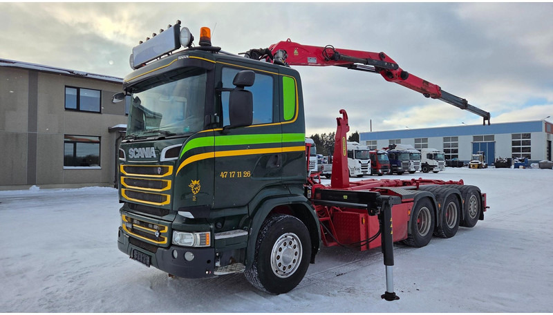 Scania R580 8X4*4 Epsilon Q170Z96 - شاحنة ذات الخطاف, شاحنة كرين: صور 1 Scania R580 8X4*4 Epsilon Q170Z96 - شاحنة ذات الخطاف, شاحنة كرين: صور 1
