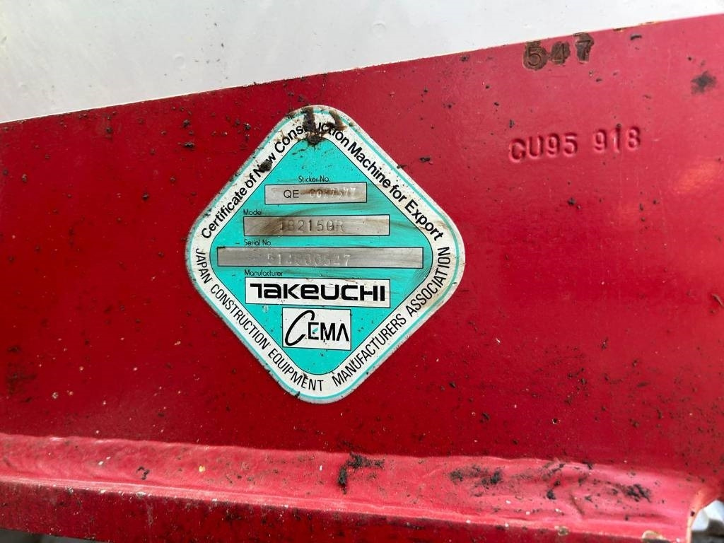 حفارات زحافة Takeuchi TB 2150 R: صور 11 حفارات زحافة Takeuchi TB 2150 R: صور 11