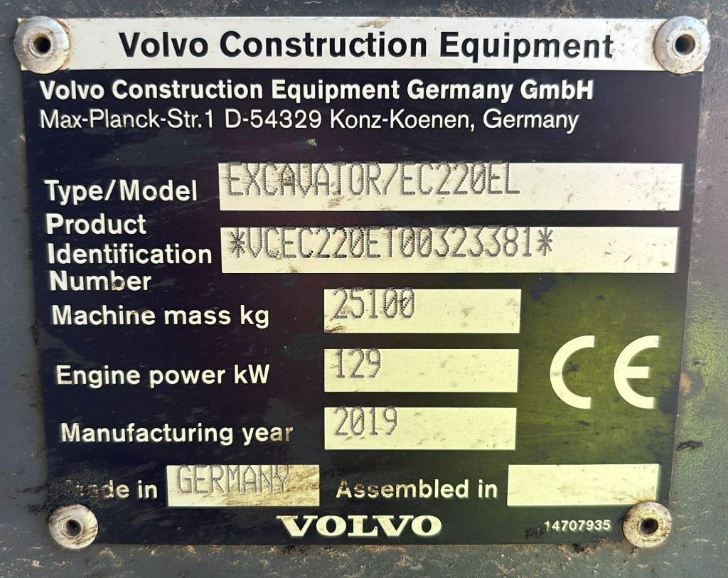 Volvo EC 220 EL (new undercarriage/comes with bucket) - حفارات زحافة: صور 2 Volvo EC 220 EL (new undercarriage/comes with bucket) - حفارات زحافة: صور 2