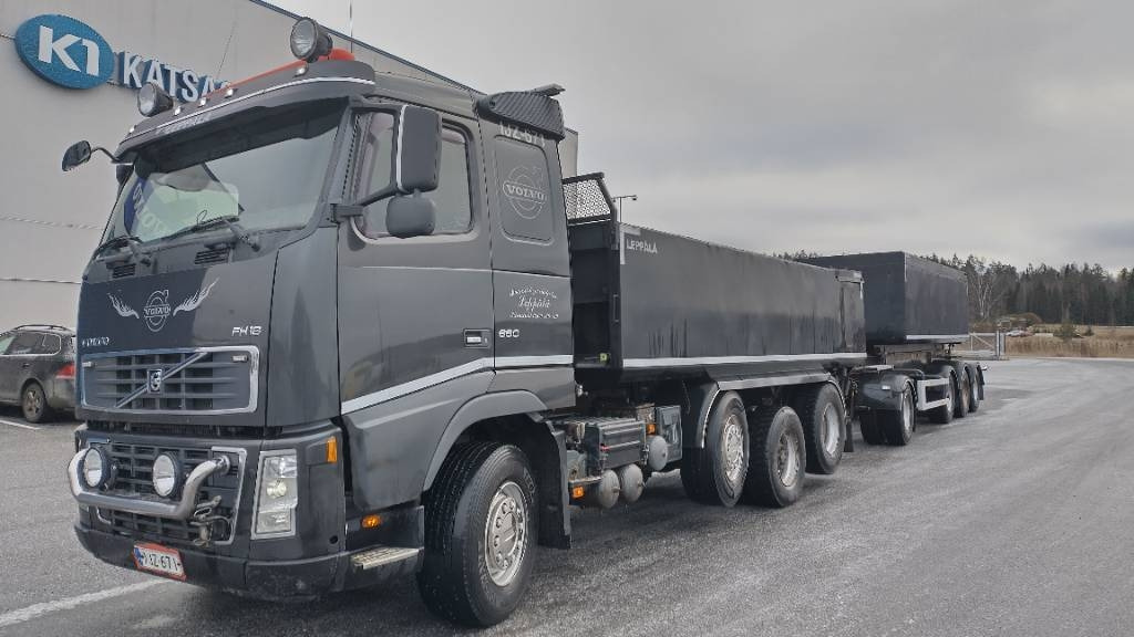 Volvo FH16 8x2 kasetti +4 aks kärry, KHT automaatti - قلابات: صور 1 Volvo FH16 8x2 kasetti +4 aks kärry, KHT automaatti - قلابات: صور 1