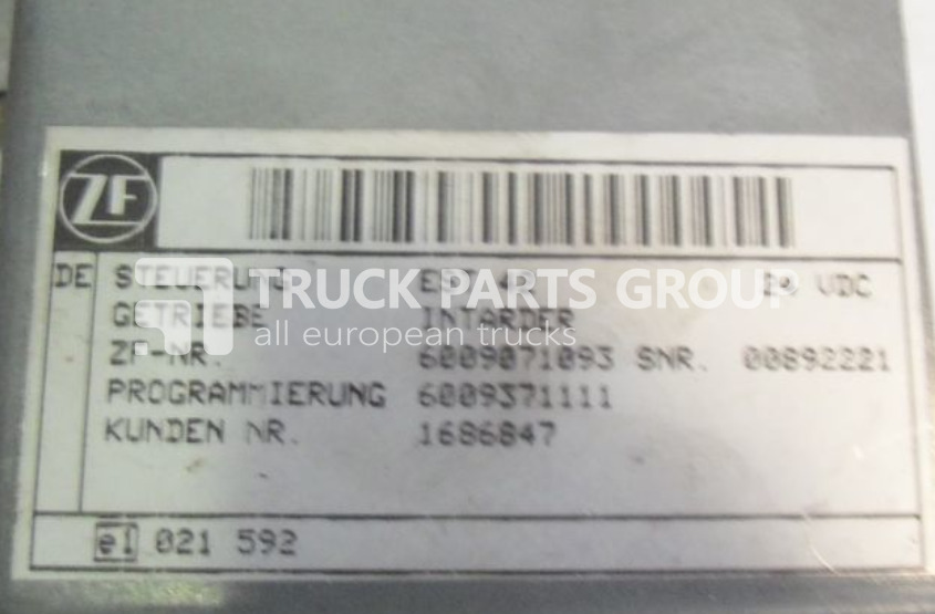 DAF 105 XF EUR 4, EURO 5 emission, electronic control unit ZF - inta control unit - كتلة التحكم - شاحنة: صور 2 DAF 105 XF EUR 4, EURO 5 emission, electronic control unit ZF - inta control unit - كتلة التحكم - شاحنة: صور 2