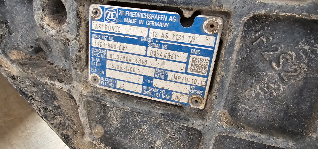 MAN MAN TGX / TGS EURO6 emission gearbox, transmission with intarder3, retarder unit 12AS2131IT, 6093060056, 1353040044, 81320046368, 81320046388, 81320046265, 81320049368, 81307169111, 81307166111, 81322 - قطع الغيار: صور 4 MAN MAN TGX / TGS EURO6 emission gearbox, transmission with intarder3, retarder unit 12AS2131IT, 6093060056, 1353040044, 81320046368, 81320046388, 81320046265, 81320049368, 81307169111, 81307166111, 81322 - قطع الغيار: صور 4