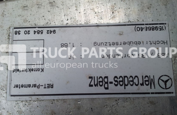 MERCEDES-BENZ Mercedes Actros MP1, MP2, MP3 retarder control unit VOITH, , 534 control unit - كتلة التحكم - شاحنة: صور 2 MERCEDES-BENZ Mercedes Actros MP1, MP2, MP3 retarder control unit VOITH, , 534 control unit - كتلة التحكم - شاحنة: صور 2