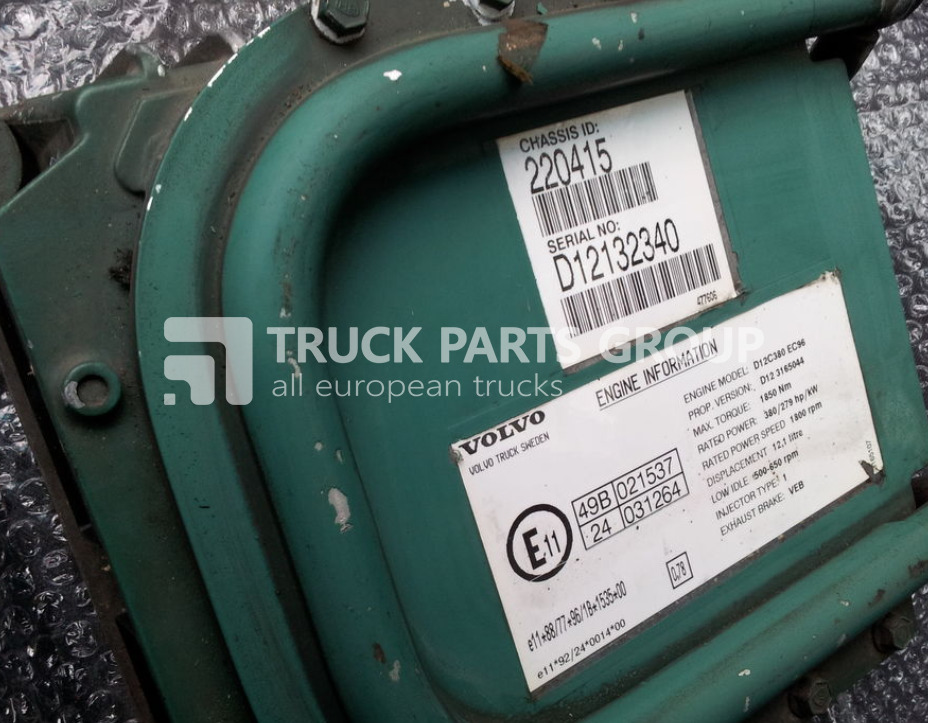 VOLVO FH12, FM12, EURO 3 emission engine control unit, D12C 380 HP, D1 control unit - كتلة التحكم - شاحنة: صور 4 VOLVO FH12, FM12, EURO 3 emission engine control unit, D12C 380 HP, D1 control unit - كتلة التحكم - شاحنة: صور 4