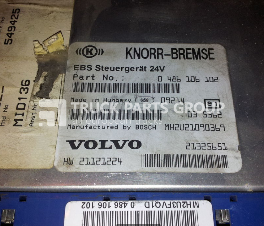 VOLVO FH13, FM13, EBS control unit, EURO 4, EURO 5, electronic brake c control unit - كتلة التحكم - شاحنة: صور 2 VOLVO FH13, FM13, EBS control unit, EURO 4, EURO 5, electronic brake c control unit - كتلة التحكم - شاحنة: صور 2