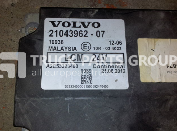 VOLVO FH13, FM13, EURO4 ,EURO5, LCM lightning control unit 21043962, 2 control unit - كتلة التحكم - شاحنة: صور 2 VOLVO FH13, FM13, EURO4 ,EURO5, LCM lightning control unit 21043962, 2 control unit - كتلة التحكم - شاحنة: صور 2
