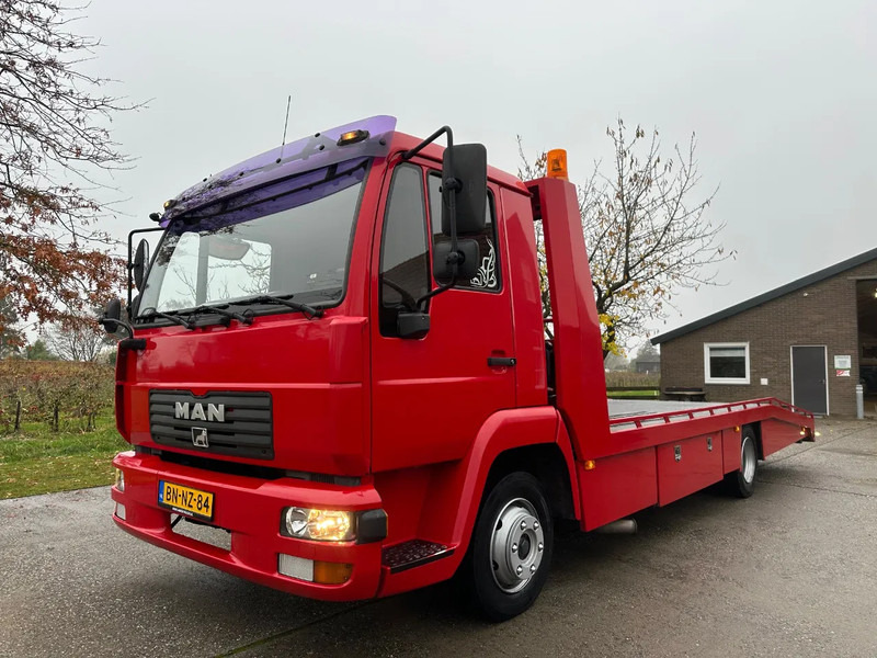 MAN L20 / NL TRUCK / EURO3 / 111.000km / EL. WINCH / 7,5t / SUPER CONDITION!! - شاحنة نقل سيارات شاحنة: صور 1 MAN L20 / NL TRUCK / EURO3 / 111.000km / EL. WINCH / 7,5t / SUPER CONDITION!! - شاحنة نقل سيارات شاحنة: صور 1