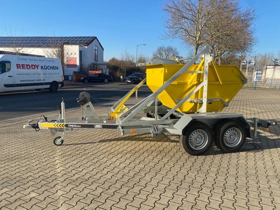Lorries Kabelanhänger mit Baucontainer 3500KG *INKL.19% MWST*SOFORT VERFÜGBAR!* - مقطورة بكرة الكابل: صور 4 Lorries Kabelanhänger mit Baucontainer 3500KG *INKL.19% MWST*SOFORT VERFÜGBAR!* - مقطورة بكرة الكابل: صور 4