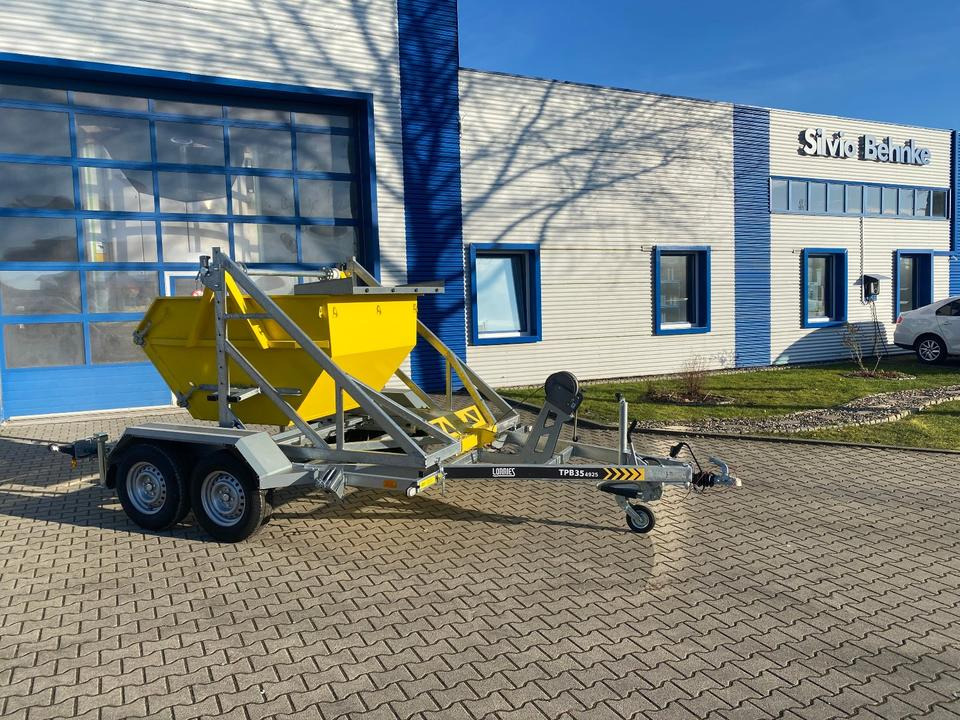 Lorries Kabelanhänger mit Baucontainer 3500KG *INKL.19% MWST*SOFORT VERFÜGBAR!* - مقطورة بكرة الكابل: صور 1 Lorries Kabelanhänger mit Baucontainer 3500KG *INKL.19% MWST*SOFORT VERFÜGBAR!* - مقطورة بكرة الكابل: صور 1