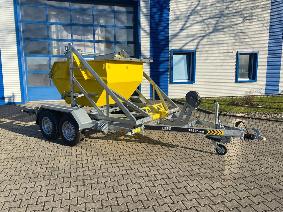 Lorries Kabelanhänger mit Baucontainer 3500KG *INKL.19% MWST*SOFORT VERFÜGBAR!* - مقطورة بكرة الكابل: صور 3 Lorries Kabelanhänger mit Baucontainer 3500KG *INKL.19% MWST*SOFORT VERFÜGBAR!* - مقطورة بكرة الكابل: صور 3